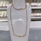 Naszyjnik z kryształkami górskimi Bransoletka pozłacana 18-karatowa biżuteria