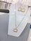 Nowy przyjście Trendy Pearl Double Lines Najnowszy złoty kolorystyczny kolczyk ze stali nierdzewnej, naszyjnik, bransoletki dla damy