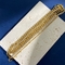 Naszyjnik ze złotej warstwy ze stali nierdzewnej w kształcie diamentu Biżuteria Chokers dla kobiet