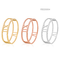 L Word Design Bransoletka z podwójnym pierścieniem 18-karatowa złota bransoletka ze stali nierdzewnej