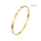 Bling Diamonds Lekka luksusowa złota bransoletka Niezależna konstrukcja SS316l Złota bransoletka