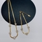 Naszyjnik PAVOI z perłami słodkowodnymi w kształcie serca, pozłacany 14-karatowym złotem dla kobiet