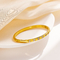 14-karatowa pozłacana bransoletka z cyrkoniami Klasyczna bransoletka tenisowa Złote bransoletki dla kobiet