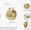 Masywne obręcze ze stali nierdzewnej PAVOI pozłacane 14-karatowym złotem | Grube lekkie złote kolczyki koła dla kobiet