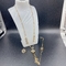 2024 Nowy wodoodporny modny zestaw biżuterii ze stali nierdzewnej, złoto 18K, luksusowy prezent, hurtowy
